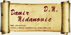 Damir Midanović vizit kartica